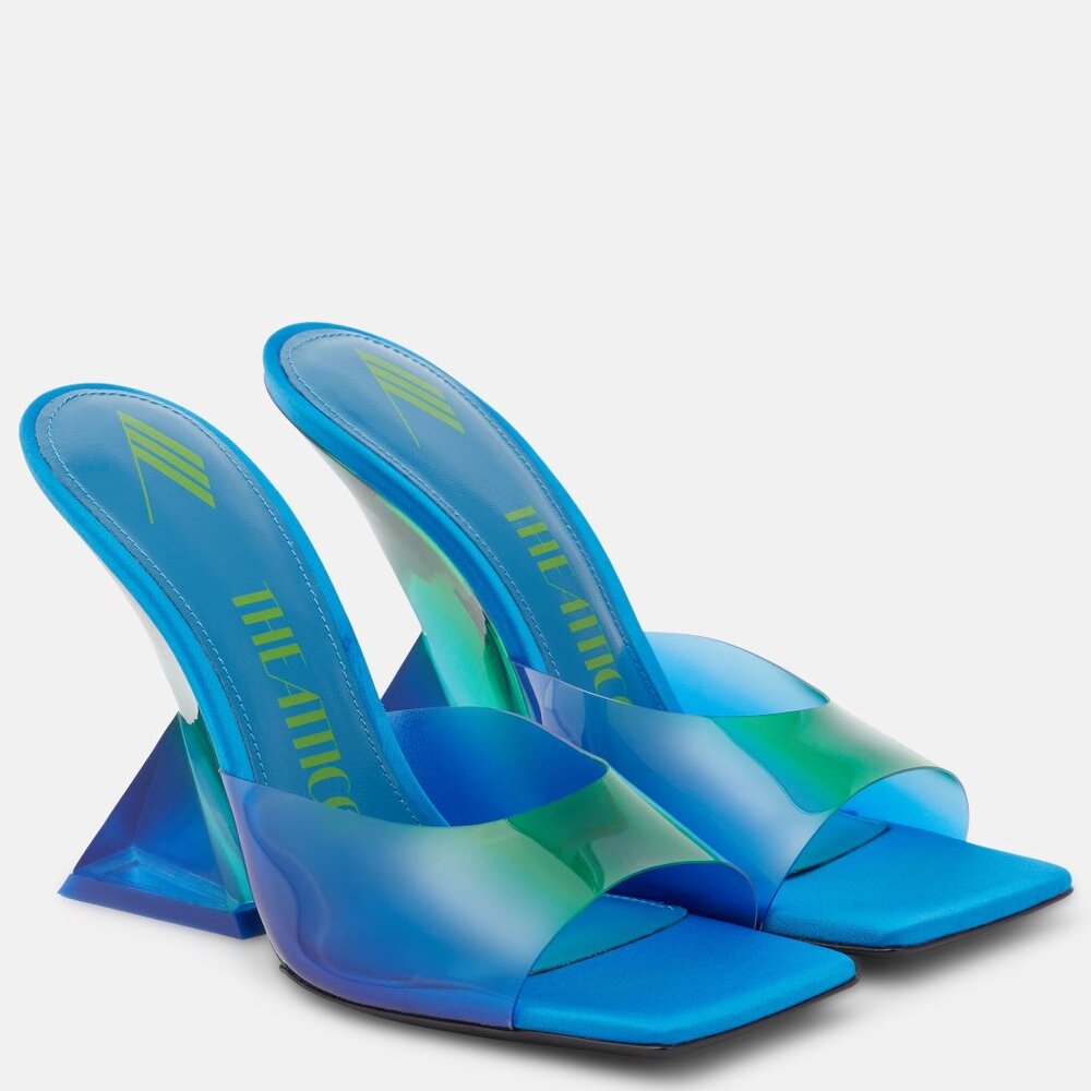 The Attico Cheope PVC mules IT40 / US10